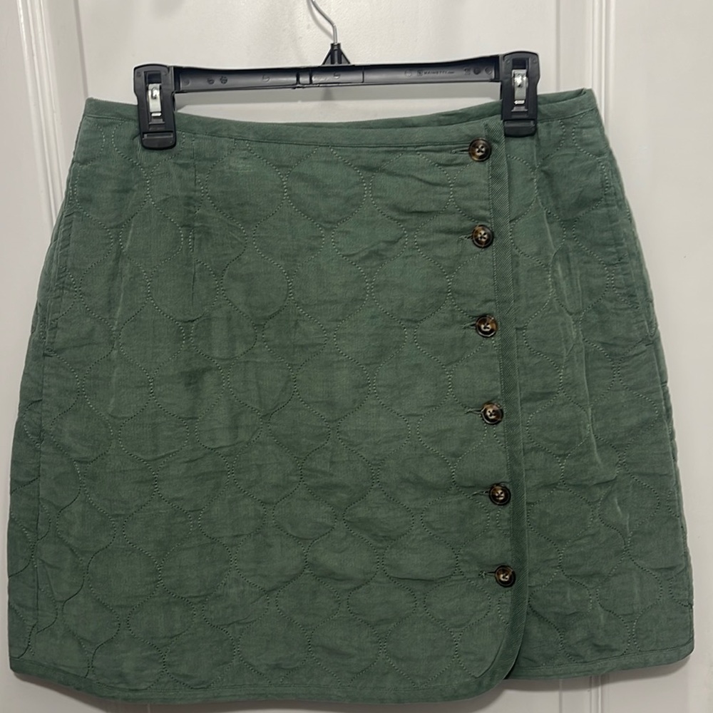 Madewell Corduroy Quilted Mini Skirt
